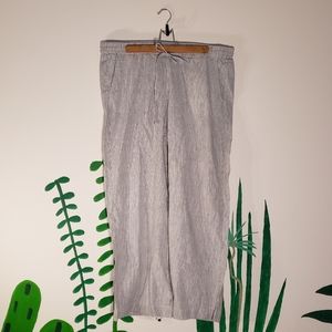 TALBOTS Linen Wide Leg Pants